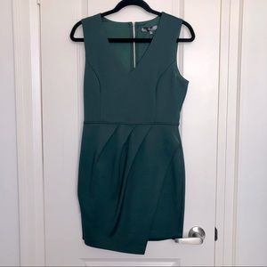 Dynamite V-Neck Tulip Dress